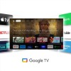 Google TV 43" QLED UHD 4K Side Feet