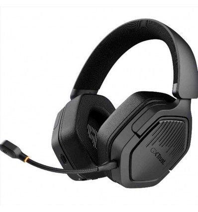 CARUS CUFFIA WIRELESS DOPPIA CONNESSIONE BT + 2,4GHz GXT493 - NERO