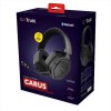 CARUS CUFFIA WIRELESS DOPPIA CONNESSIONE BT + 2,4GHz GXT493 - NERO