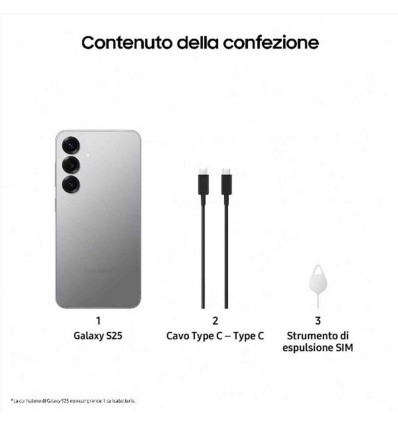 GALAXY S25 12+128GB SILVER SHADOW ENTERPRISE EDITION