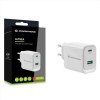 CARICATORE PD USB 2-PORTE 45W GaN, 1x USB-C, 1x USB-A, QC 3.0, PPS, PD 3.0