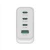 CARICATORE PD USB 4-PORTE 100W GaN, 3x USB-C, 1x USB-A, QC 3.0, PPS, PD 3.0