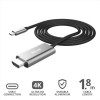 ADATTATORE DA USB-C (MASCHIO) A HDMI (MASCHIO) 4K 60HZ TRUST CALYX CAVO - 1,8m