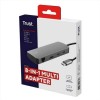 ADATTATORE 8 IN 1 MULTIPORTA HDMI + LAN + SD/MICRO SD READER + 2P USB-A + 2P USB-C TRUST DALYX 8-IN-1 - ALLUMINIO