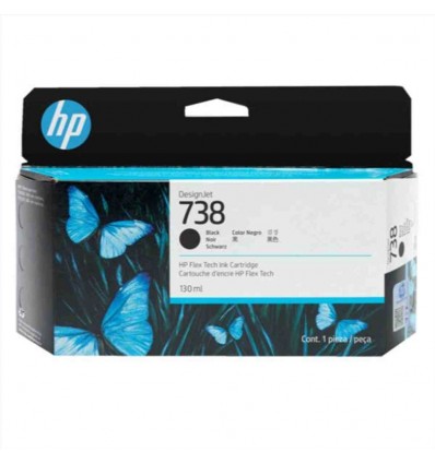 Cartuccia di inchiostro HP DesignJet 738 da 130 ml nero