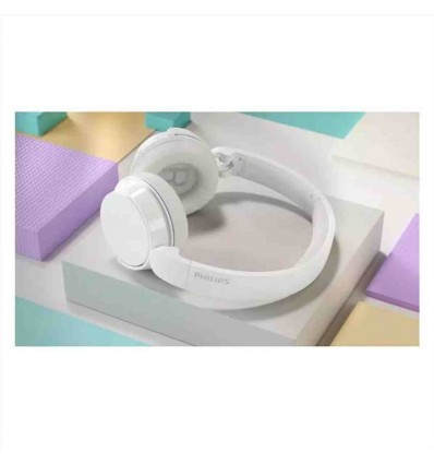 CUFFIA OVER-EAR WIRELESS BASS+ WHITE