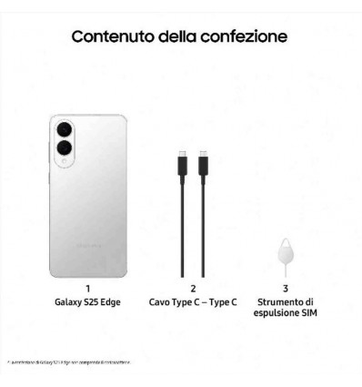 GALAXY S25 EDGE 12GB+512GB TITANIUM SILVER