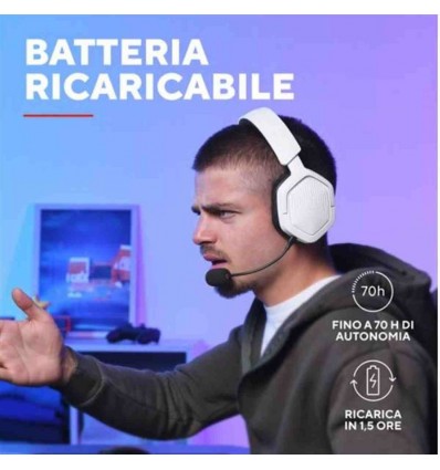 GXT493W CARUS WIRELESS HEADSET WHIT