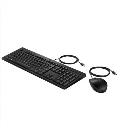 Kit Mouse e tastiera HP Wired USB 225 G2