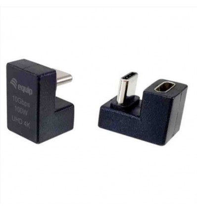 EQUIP - ADATTATORE USB-C U plug, 10Gbps, PD 100W, 2-pezzi