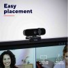 WEBCAM FULL HD1080P - TRUST TANOR - FILTRO PRIVACY - 85% PLASTICA RICICLATA - NERO