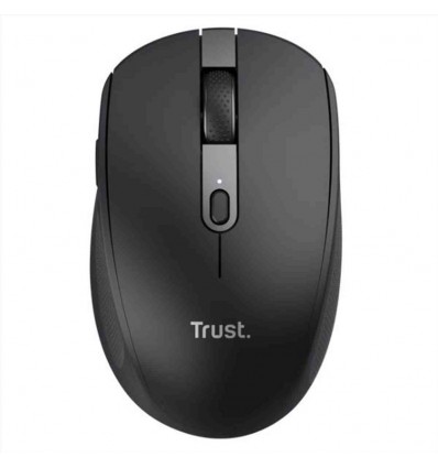 OZAA MOUSE WIRELESS RICARICABILE SILENZIOSO CON DOPPIA CONNESSIONE BT + WL 2,4GHZ - 60% PLASTICA RICICLATA - NERO