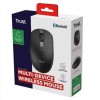 OZAA MOUSE WIRELESS RICARICABILE SILENZIOSO CON DOPPIA CONNESSIONE BT + WL 2,4GHZ - 60% PLASTICA RICICLATA - NERO