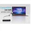 HUB Universale KVM: 4 porte 2X USB-C + 2X USB-A 3.0