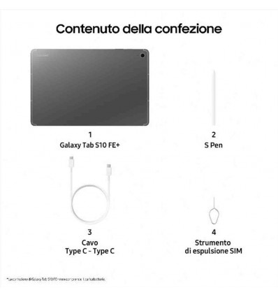 GALAXY TAB S10 FE+ 12+256GB GRAY