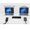 Docking station universale USB-C, USB-A. DOPPIO MONITOR 4K + PD85W con ALIMENTATORE