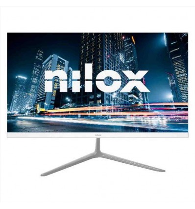NILOX TECH - MONITOR 24" Full HD, VA, 120Hz, HDMI e VGA, bianco