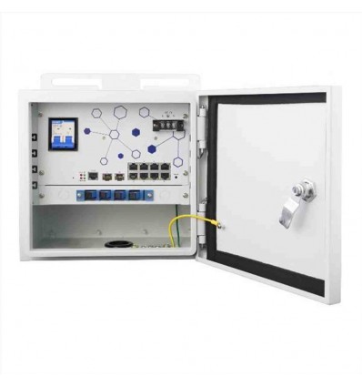 LEVELONE OSW-1061 - SWITCH INDUSTRIALE 10-Porte L2 Managed Gigabit PoE 185W, (8x porte PoE Gigabit + 2 porte uplink Gigabit SFP)