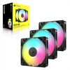 RS120 ARGB PWM da 120 mm - Confezione da tre