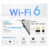 Adattatore USB AX900 Nano Wi-Fi 6 Bluetooth 5.3