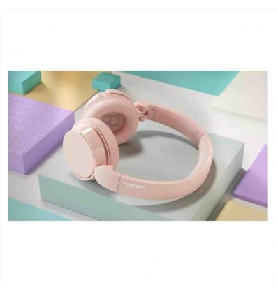 CUFFIA OVER-EAR WIRELESS BASS+ PINK