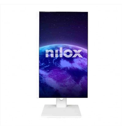 NILOX TECH - MONITOR 24" BIANCO IPS MULTIMEDIA CON WEBCAM HDMI DP VGA JACK