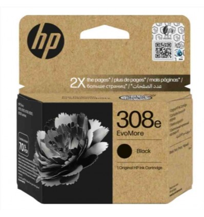 Cartuccia di inchiostro nero originale HP EvoMore 308e