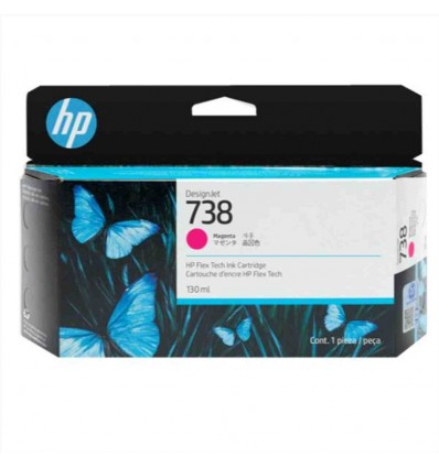 Cartuccia di inchiostro magenta HP DesignJet 738 da 130 ml