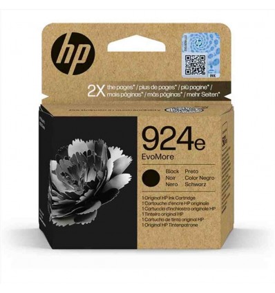 Cartuccia di inchiostro nero originale HP 924e EvoMore