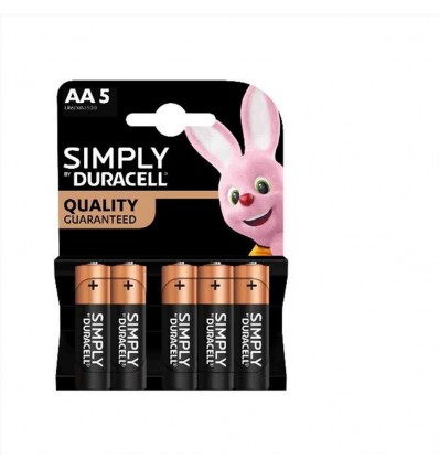 DURACELL SIMPLY Stilo AA 1500 (5 batterie)
