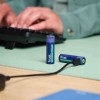 2PZ BATTERIE AA RICARICABILI TRAMITE PORTA USB-C - BLU