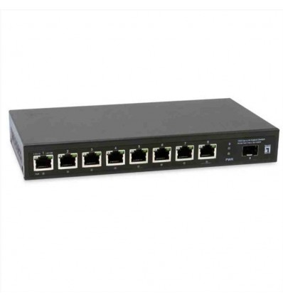 LEVELONE GEP-0925 - SWITCH PoE 9-PORTE 2,5 Gigabit, 8x PoE, 1x 10G/SFP+, 120W