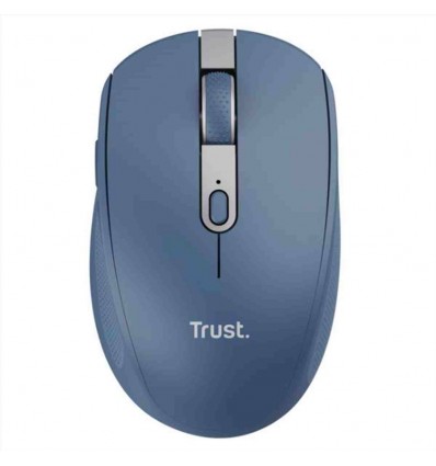 OZAA MOUSE WIRELESS RICARICABILE SILENZIOSO CON DOPPIA CONNESSIONE BT + WL 2,4GHZ - 60% PLASTICA RICICLATA - BLU