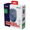 OZAA MOUSE WIRELESS RICARICABILE SILENZIOSO CON DOPPIA CONNESSIONE BT + WL 2,4GHZ - 60% PLASTICA RICICLATA - BLU