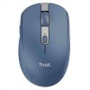 OZAA MOUSE WIRELESS RICARICABILE SILENZIOSO CON DOPPIA CONNESSIONE BT + WL 2,4GHZ - 60% PLASTICA RICICLATA - BLU