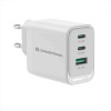 CARICATORE PD USB 3-PORTE 65W GaN, 2x USB-C, 1x USB-A, QC 3.0, PPS, PD 3.0
