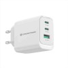 CARICATORE PD USB 3-PORTE 65W GaN, 2x USB-C, 1x USB-A, QC 3.0, PPS, PD 3.0