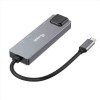 EQUIP - ADATTATORE MULTIFUNZIONALE 5 in 1 USB 3.2 Gen 1, 2,5GbE, 2x USB-A, 1x USB-C, USB-C, 100W USB PD, Alluminio