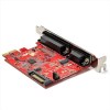 Scheda adattatore PCI Express Combo con 1 porta parallela DB25 e 1 porta seriale RS232