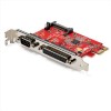 Scheda adattatore PCI Express Combo con 1 porta parallela DB25 e 1 porta seriale RS232