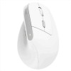 BAYO II MOUSE WIRELESS ERGONOMICO VERTICALE RICARICABILE - 50% PLASTICA RICICLATA - BIANCO