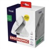 BAYO II MOUSE WIRELESS ERGONOMICO VERTICALE RICARICABILE - 50% PLASTICA RICICLATA - BIANCO