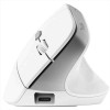 BAYO II MOUSE WIRELESS ERGONOMICO VERTICALE RICARICABILE - 50% PLASTICA RICICLATA - BIANCO