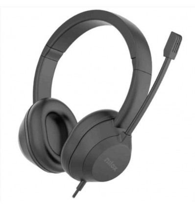 NILOX TECH - Cuffia USB con microfono rotante e controllo volume