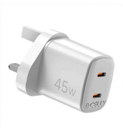 UPTC2C45WWHUK - 45W UK GaN Wall Charger [UPTC COLLECTION]