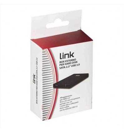 BOX ESTERNO USB 3.0 PER HDD SATA 2,5" FINO A 9,5 MM DI SPESSORE