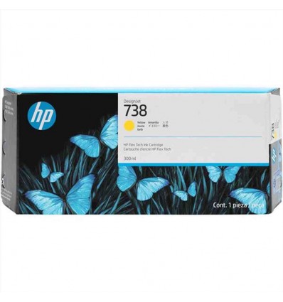 738 300-ml Yellow DesignJet Ink Cartridge