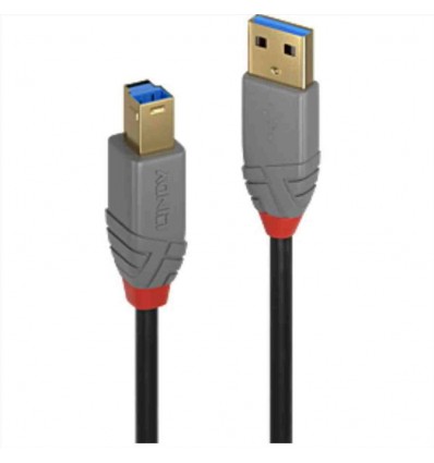 Cavo USB 3.2 Tipo A a B, 5 Gbit/s, Anthra Line, 0.5m