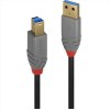 Cavo USB 3.2 Tipo A a B, 5 Gbit/s, Anthra Line, 0.5m