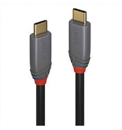 Cavo USB 3.2 Tipo C a C, 20Gbit/s, 5A, PD, Anthra Line, 1.5m